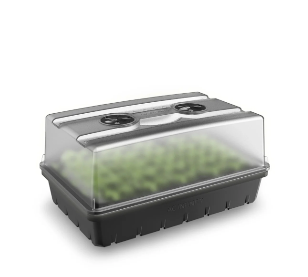 AC Infinity - Humidity Dome - HDA5 Humidity Dome 5 x 8 Tray - DiscountHydro.com - 33.99 - AC Infinity, Grow Media > Propagation, Pots & Trays > Propagation Trays