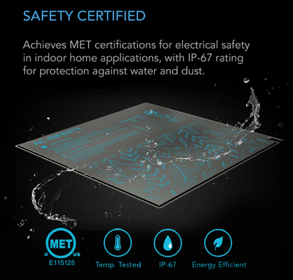 AC Infinity - Seedling Heat Mats - Suncore H3 10 x 20.75 Inch - DiscountHydro.com - 22.99 - AC Infinity, Environment Control > Heaters, Germination, Grow Media > Propagation