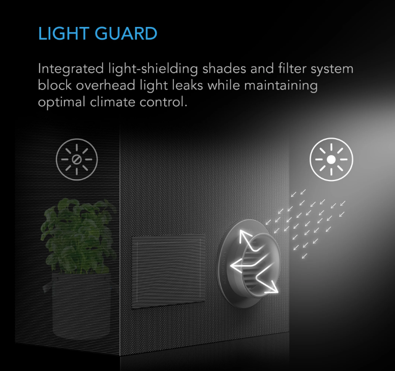 Grow Tent Duct Vent Attachment - 6 inch 2 Pack - DiscountHydro.com - 33.99 - AC Infinity, Grow Tent