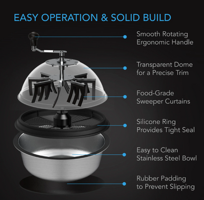 Bowl Trimmer - Bowl Trimmer 16 inch - DiscountHydro.com - 128.00 - AC Infinity, Tools and Accessories > Trimming & Harvesting