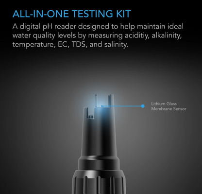 pH Meter Test Kits - pH Meter Kit - DiscountHydro.com - 59.99 - AC Infinity, Nutrients & Additives > EC & PH Management, Tools and Accessories