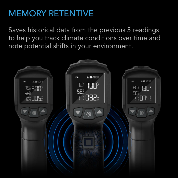 VPD Thermometer - Default Title - DiscountHydro.com - 26.99 - AC Infinity, Environment Control > Thermometers & Hygrometers