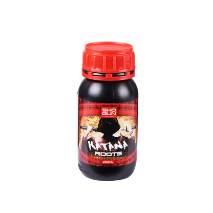SHOGUN Katana Roots See roots in as little as 5 days. Katana Roots stimulates root initiation and elongation, using boron to