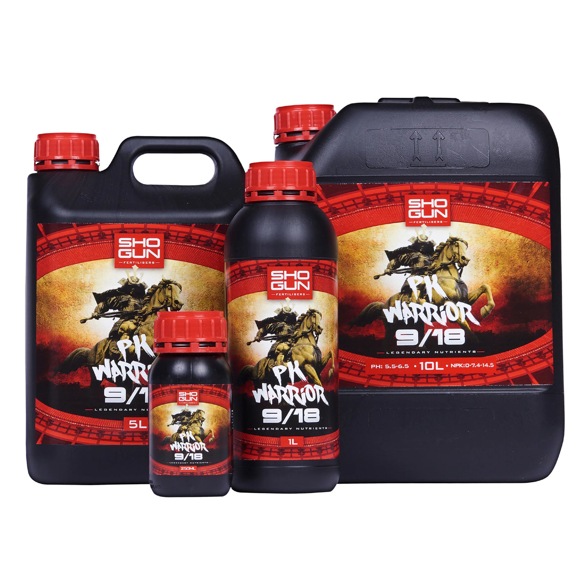 SHOGUN PK Warrior 9/18 Potassium and phosphorus are crucial for high yields. The precisely-calculated ratio of PK Warrior