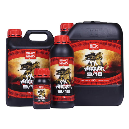 SHOGUN PK Warrior 9/18 Potassium and phosphorus are crucial for high yields. The precisely-calculated ratio of PK Warrior
