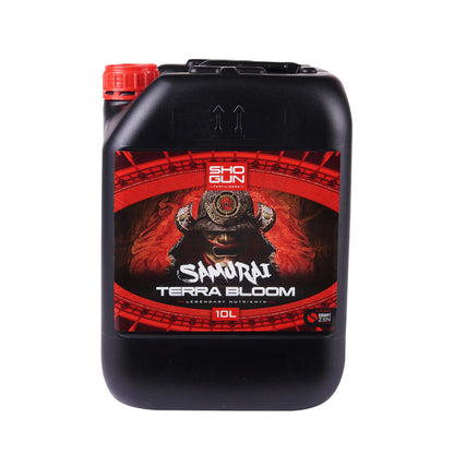 SHOGUN Samurai Terra Bloom SHOGUN Samurai Terra Bloom delivers fantastic results in the flowering stage. Pair with Terra