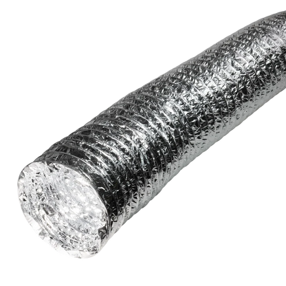 G.A.S Silver Aluminium Ducting - 10 Meters G.A.S Silver Aluminium Ducting is the traditional, cost-effective style of