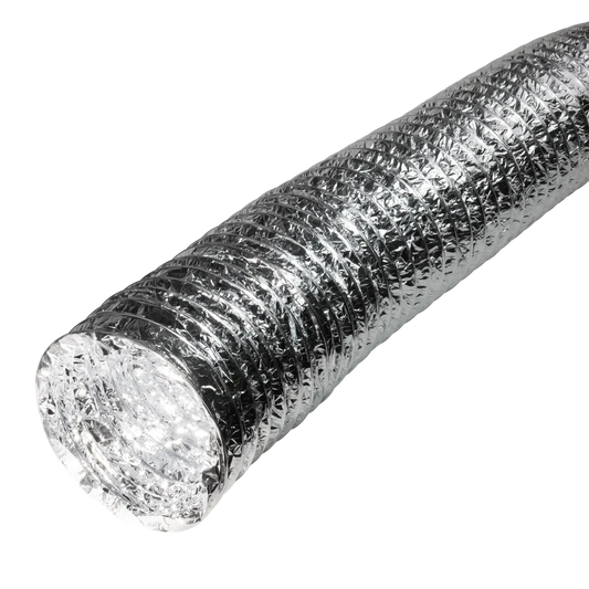 G.A.S Silver Aluminium Ducting - 10 Meters G.A.S Silver Aluminium Ducting is the traditional, cost-effective style of