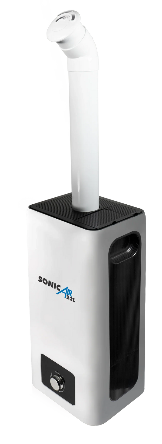 SonicAir Humidifier 23L The latest product to join the SonicAir range, the SonicAir 23L Humidifier has been designed for