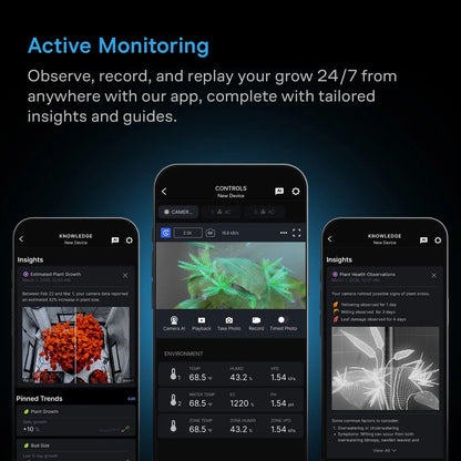 SPECTRON 7, AI-Powered Grow Camera 4K With Thermal Imaging And Under-Canopy Vision