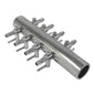 Steel and Plastic Air / Nutrient Multi-Outlet Manifold - 8 way steel - DiscountHydro.com - 8.50 - Pots & Trays > System Parts, Systems