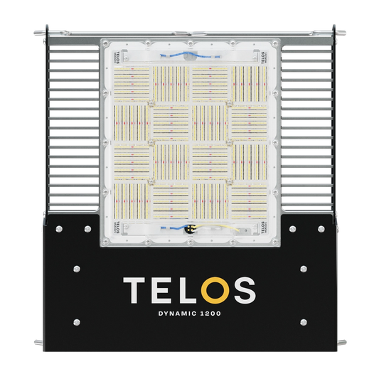 TELOS Dynamic 1200 LED light fixture on a white background