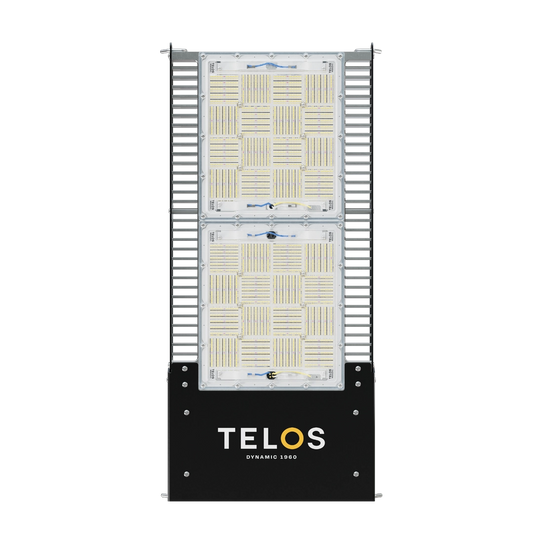 LED light panel with 'TELOS' branding on a white background TELOS Dynamic 1960