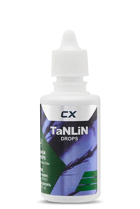 Tanlin Drops - 20ML WHAT IS TANLIN? Tanlin is an organic, safe, non-toxic pest control additive that is used to keep growing