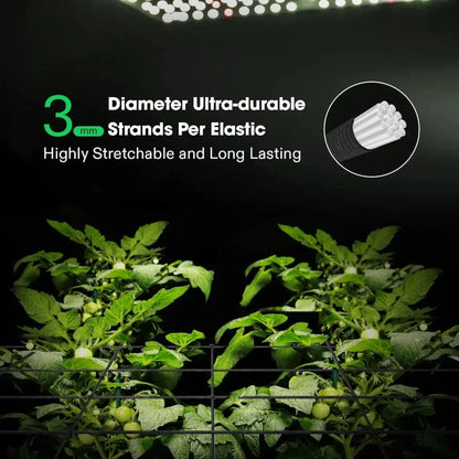 Trellis Netting Perfect for Climbing Plants, Vegetables, Fruits, and Flowers. Reusable and Versatile: Measuring 3mm in