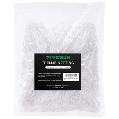 Trellis Netting Perfect for Climbing Plants, Vegetables, Fruits, and Flowers. Reusable and Versatile: Measuring 3mm in