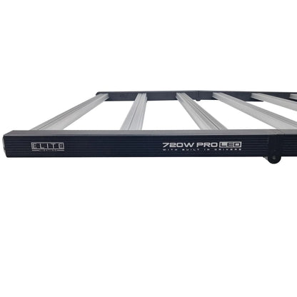 Elite 720w LED (Built in Driver) The Elite 720W LED delivers a powerful 2160 µmol/s output with an efficient 3.0 µmol/J