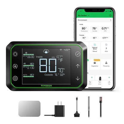 VIVOSUN GrowHub Controller E42A The GrowHub Controller is the all-in-one platform for controlling, monitoring, and improving