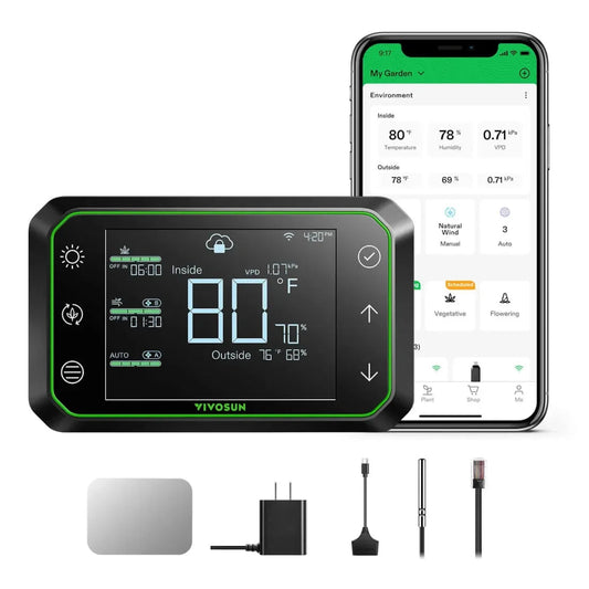 VIVOSUN GrowHub Controller E42A The GrowHub Controller is the all-in-one platform for controlling, monitoring, and improving