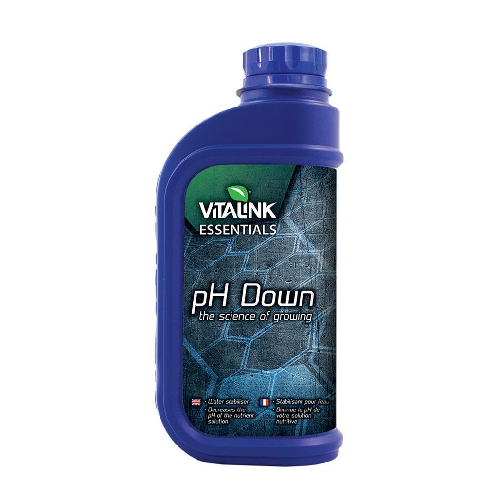 VitaLink ESSENTIALS pH Down (81% Phosphoric Acid) is a quality adjuster necessary to control the pH of nutrient solutions.