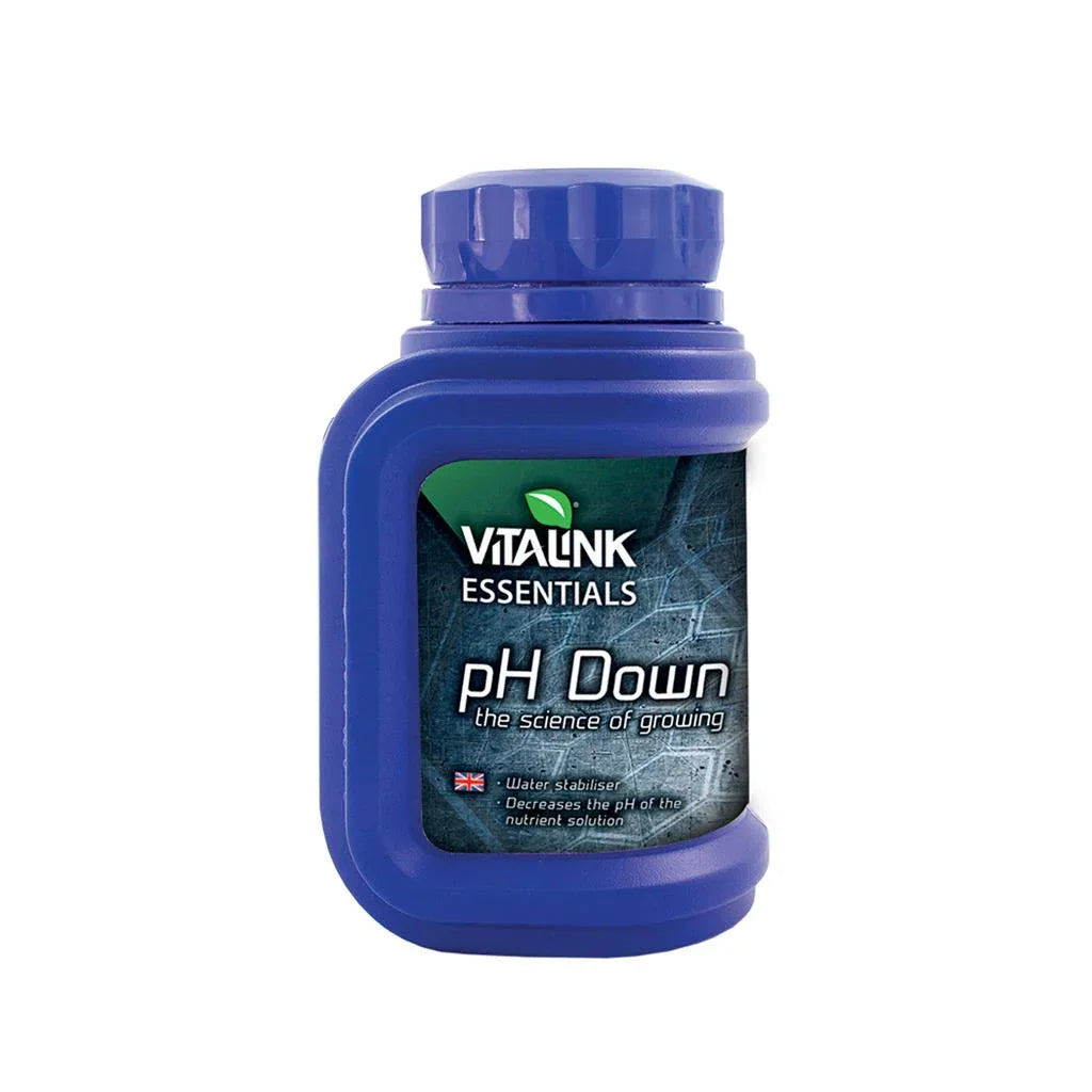 VitaLink ESSENTIALS pH Down (81% Phosphoric Acid) is a quality adjuster necessary to control the pH of nutrient solutions.