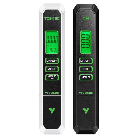 Vivosun pH and TDS Meter Combo Water Test Kit for Drinking Water, Aquarium, Hydroponics, Pool, and RO System. This combo