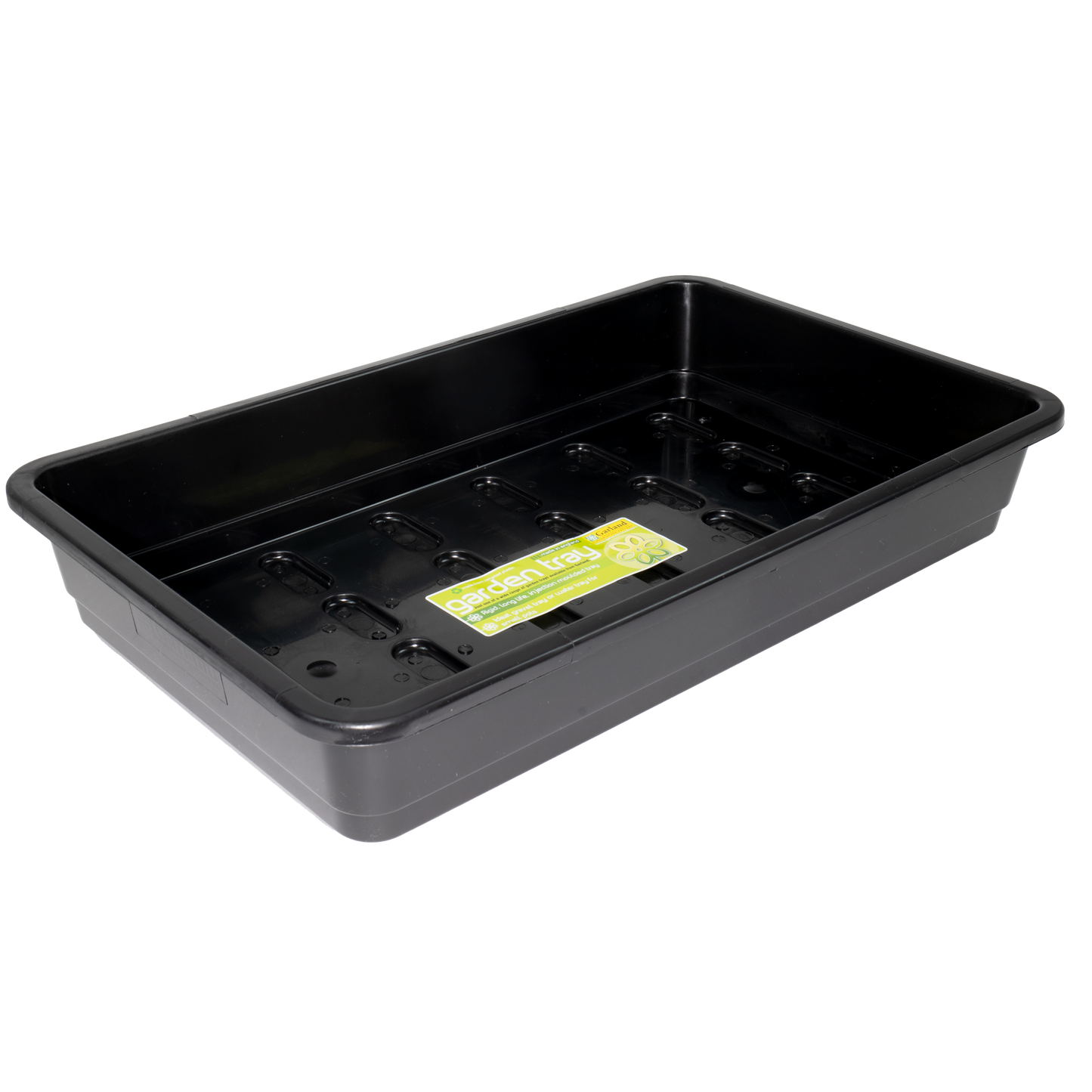 Midi Garden Tray Black - Large Tray No Drainage