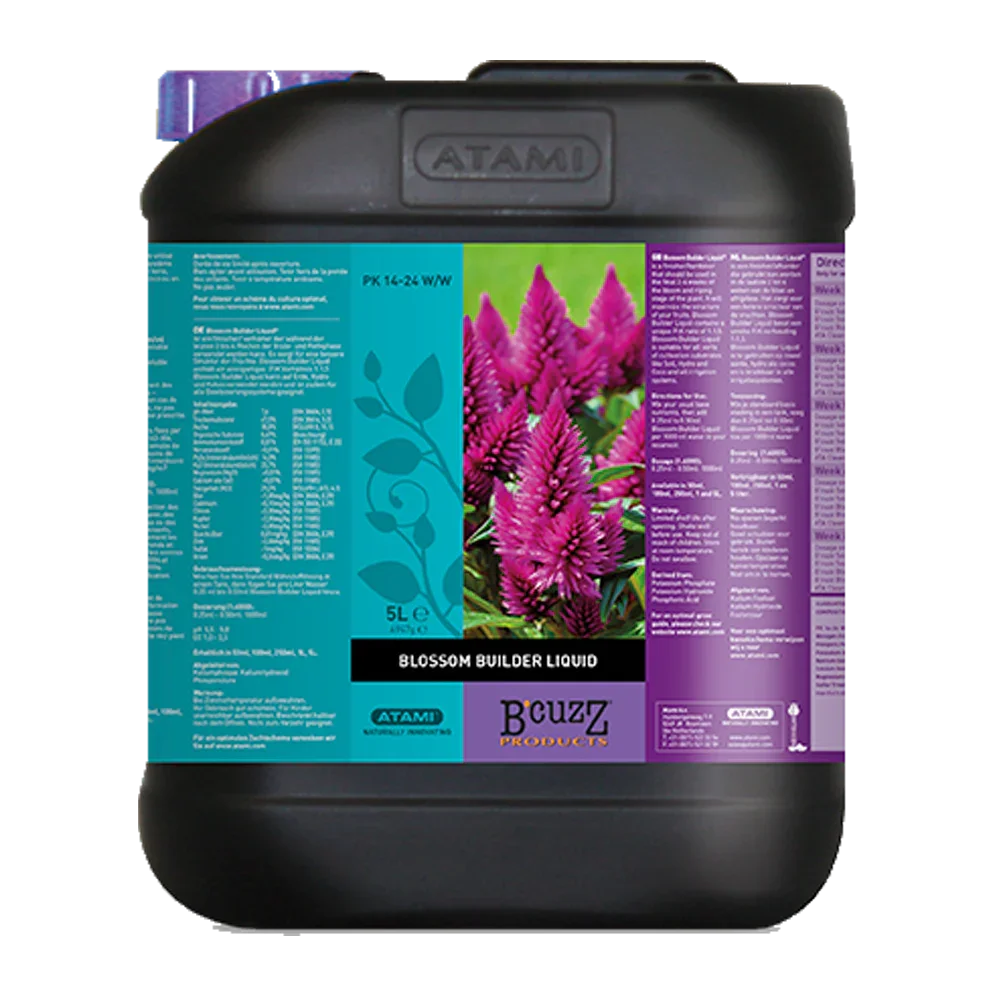 Atami B’cuzz Blossom Builder Liquid - 5 Litre - DiscountHydro.com - 129.99 - Nutrients & Additives > Boosters