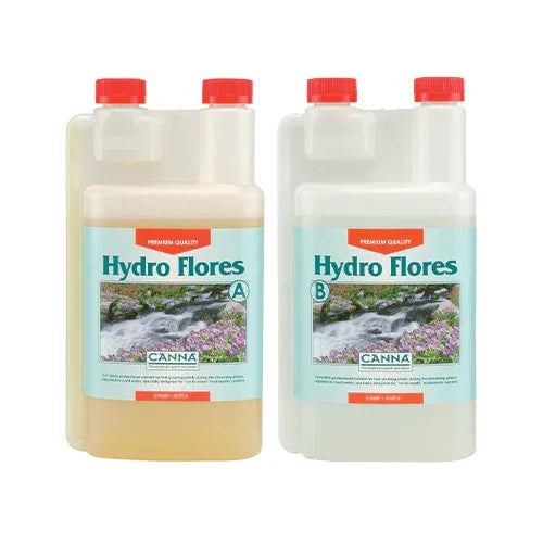 Canna Hydro Flores A+B - 1 Litre - Hard Water - DiscountHydro.com - 18.95 - Canna, Nutrients & Additives > A B