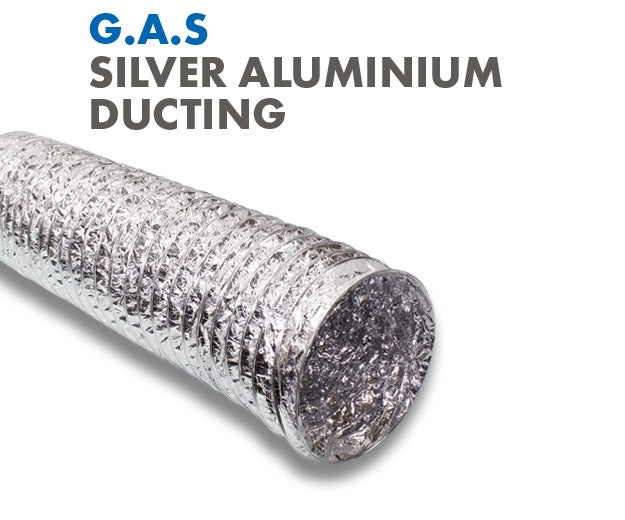 Silver Aluminium Ducting - 5 Metres image 0