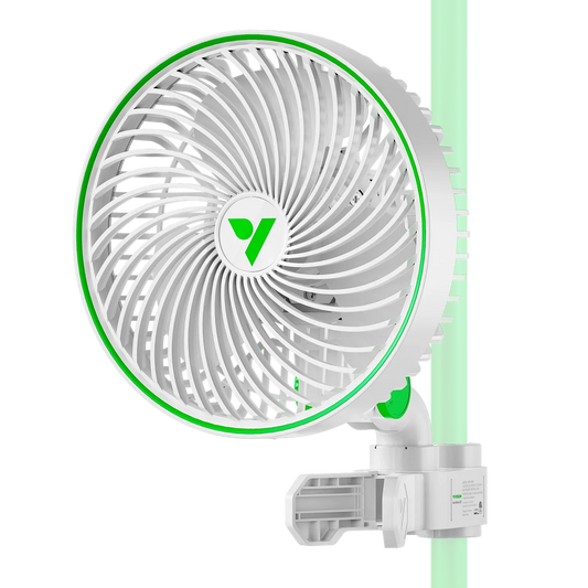 VIVOSUN AeroWave E6 WHITE 6″ EC Clip Fan – SINGLE Pack