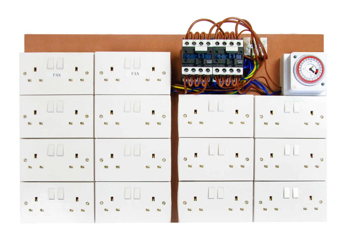 24+4 Way MDF Timer Board (HYD-2466) image 0