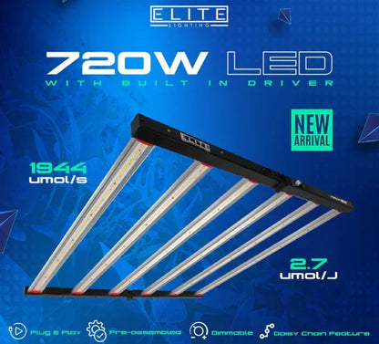 Elite Pro 720w (Built-In Driver) - Default Title - DiscountHydro.com - 99.00 - Lighting > LED Fixtures, Weekly Special