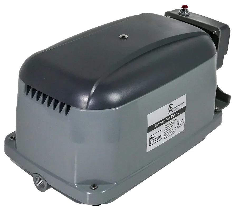 The ETA series range of air pumps ensures that there is plenty of water movement in wastewater applications; this boosts