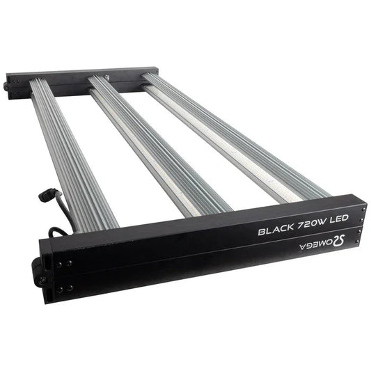 Omega Black 720w LED - LED Fixture Only - No Ballast - DiscountHydro.com - 119.99 - Lighting > LED Fixtures