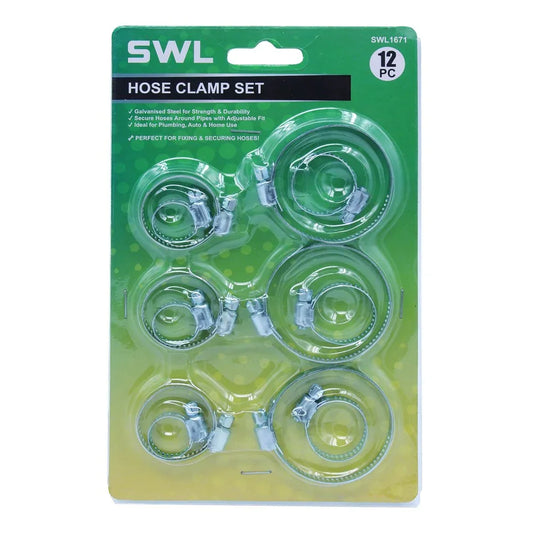 Hose Clamp / Jubilee Clip Set (x12) - Default Title - DiscountHydro.com - 3.99 - Tools and Accessories