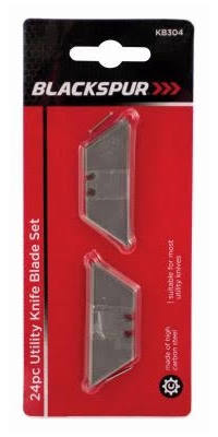Blackspur 24pc Utility Knife Blades